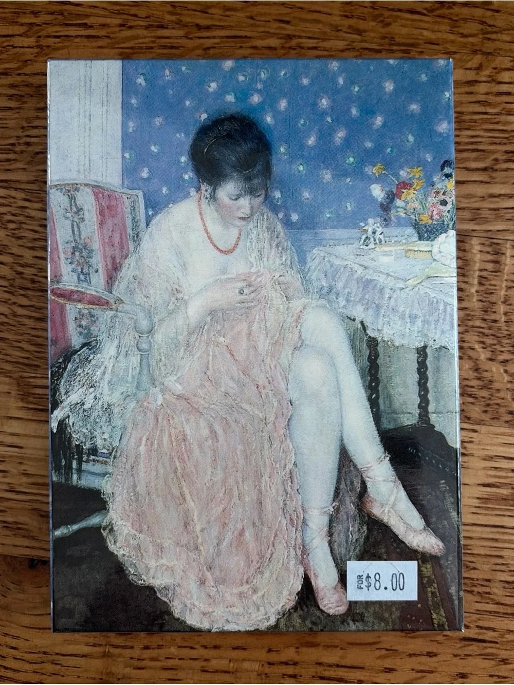 Vintage 2000 Julia Bell NoteWallet Frederick Carl Frieseke Art Notecard Set 10ct